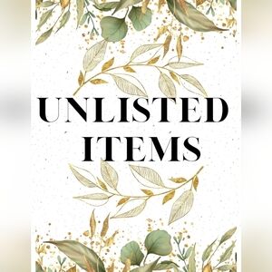 🌿 Unlisted Items 🌿